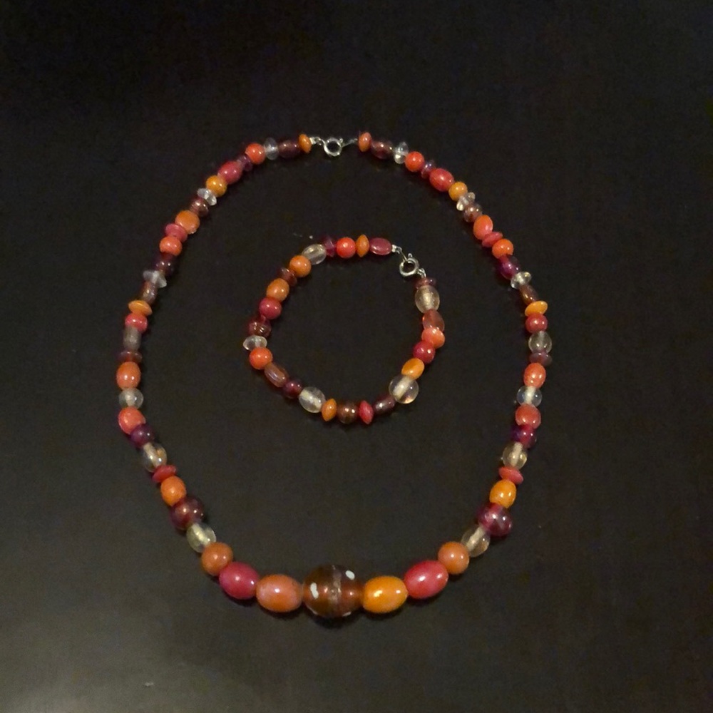 🌸Handmade Necklace and Bracelet Set